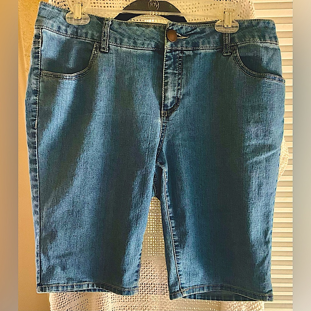 Faded glory denim shorts